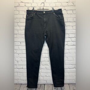 Serenede Men's Denim Black Jeans Stretch Size 42x31